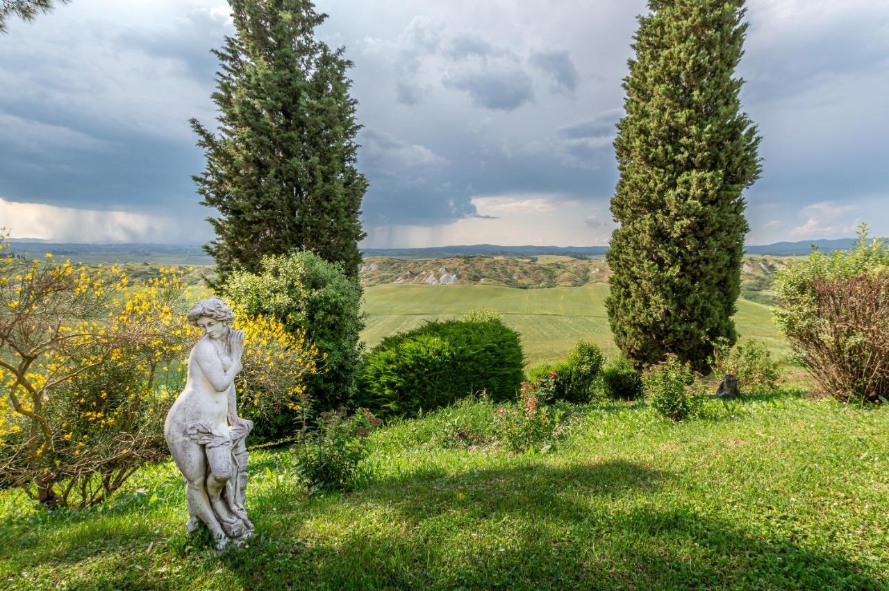 Tuscany Balcony: Crete Senesi Casetta Buitenkant foto